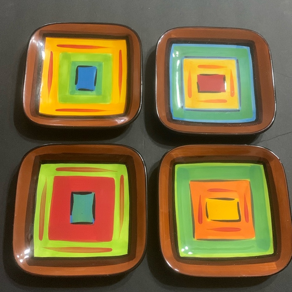 Southern Living Gail Pittman set of 4 Appetizer plates